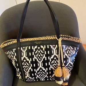 Henri Bendel Canvas HB print tote